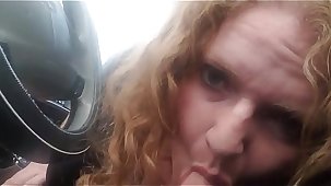 Insulting blowjob in my friend's car!