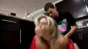 Young Son Fucks his Hot Mammy in the Larder