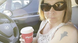 Messing nearby round my Mrs in the car!!!