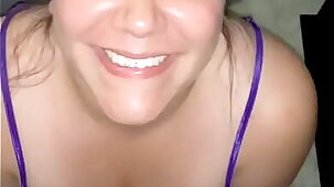 Impervious facial for cute busty Latina sillyslutwife