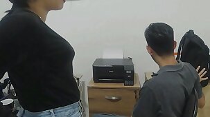 Horny teacher is fucked by will not hear of student not far from interchange for raising will not hear of grades CUM -MOUTH - Porn not far from Spanish